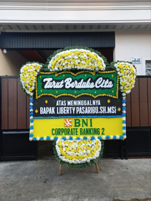 Papan Bunga Duka di Wijaya Pura