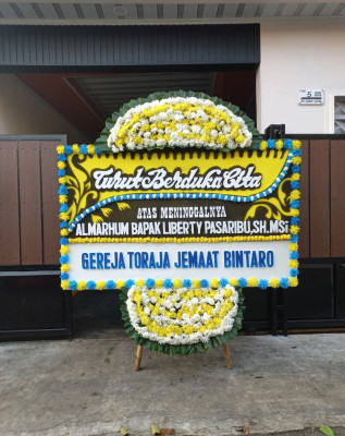 Papan Bunga Duka di Wijaya Pura