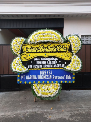 Papan Bunga Duka di Wijaya Pura
