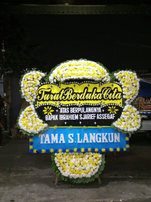 Papan Bunga Duka di Wijaya Pura