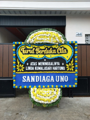 Papan Bunga Duka di Wijaya Pura