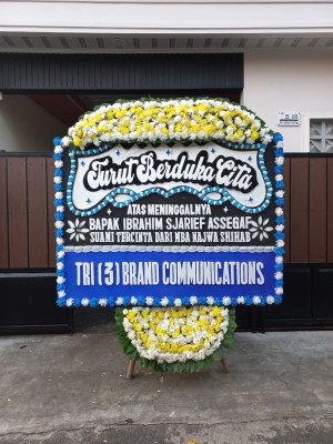 Papan Bunga Duka di Wijaya Pura
